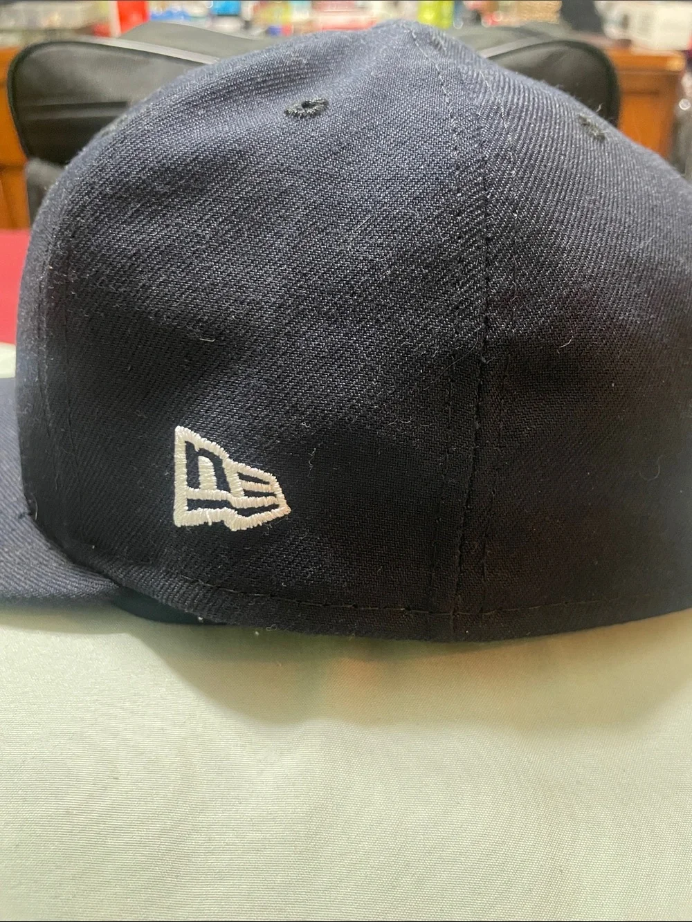 New York Yankees MLB Authentic On-Field Navy Fitted Cap 7 3/8 NWOT